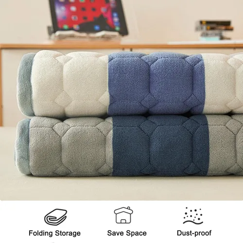 Miniatura 5 de Colchón de futón japonés, 35.43 x 78.74 pulgadas, colchón portátil doble individual tatami colchoneta para dormir, colchón enrollable de 0.8 in