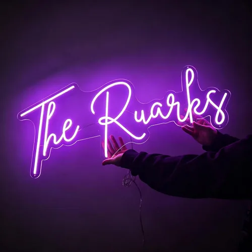 Letreros de neón personalizados, letrero de neón personalizado para boda, dormitorio, regalo de fiesta de cumpleaños, letrero de luz LED grande