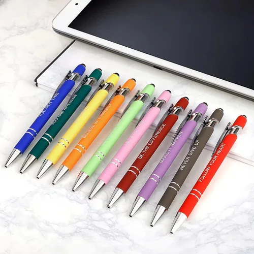 Miniatura 5 de 100 piezas bolígrafos inspiradores a granel, bolígrafo motivacional con punta stylus, bolígrafos de tinta divertidos a granel, regalos inspiradores