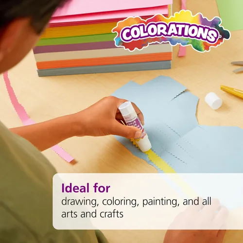 Miniatura 4 de Papel de construcción, colores variados, 9 x 12 pulgadas, 200 hojas, pesado, manualidades, arte, para niños, pintura, colorear, dibujar, crear