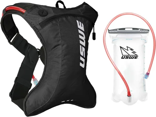 USWE Outlander Moto Paquete de Hidratación, Mochila de Hidratación para Correr, Senderismo con Cámara de Agua, Hidropack para Hombres y Mujeres,