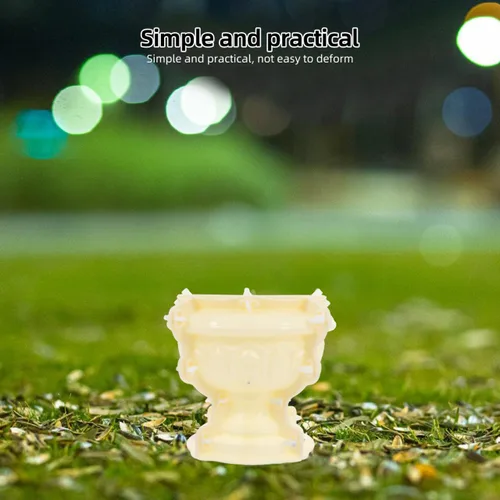Miniatura 3 de SEWACC Moldes para macetas de concreto, maceta de urna para hormigón, florero suculento, cactus, portavelas, caja de almacenamiento, molde de yeso