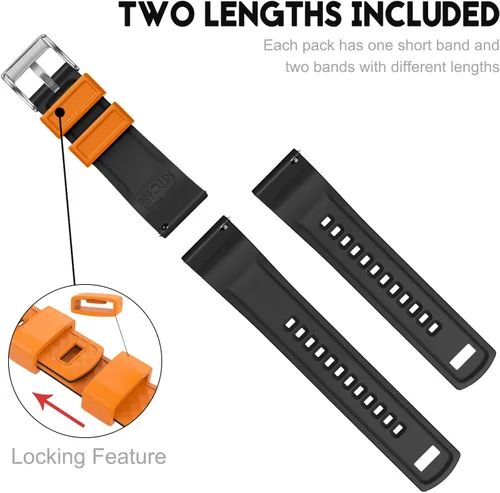 Miniatura 5 de Ritche Correa de silicona de liberación rápida para hombre Omega x Swatch compatible con Speedmaster, Seamaster, Railmaster, Misión a la Luna