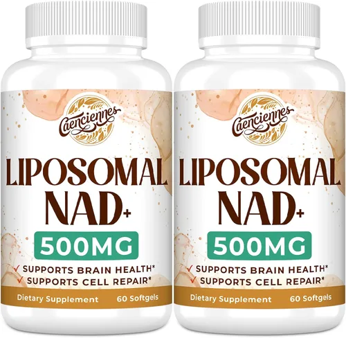 Miniatura 8 de Suplemento liposomal NAD+ de 500 mg, suplemento True NAD Plus, absorción superior, mejora el NAD+ más eficiente que la ribósido de nicotinamida