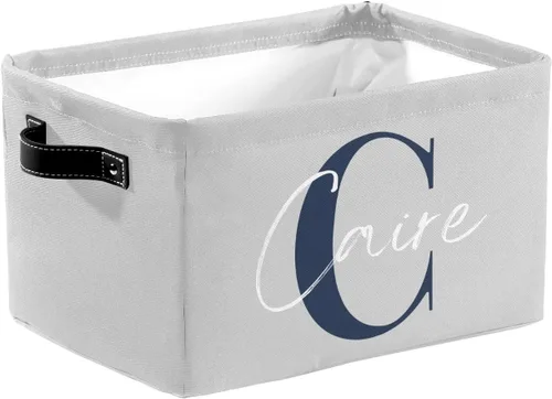 Miniatura 55 de Cesta de regalo personalizada con nombre, caja de juguetes de almacenamiento personalizada para niños, organizador de cubos de almacenamiento