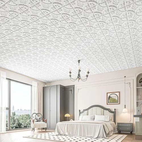 Miniatura 8 de Art3d Panel de pared tradicional, blanco, paquete de 12 unidades (12 piezas)