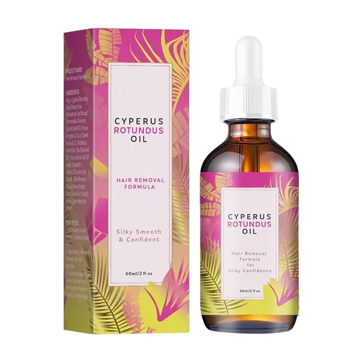 Natural Cyperus Rotundus Oil for Hair Removal, Cyperus Rotundus Oil 60ml, Reduces Unwanted Hair Growth, Moisturizing & Soothing CyperusOil for