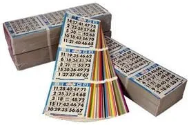 United Novelty 3 en 10 tarjetas de juego de papel de bingo con colores combinados, 100 libros, 1000 hojas, azul, naranja, verde, amarillo, rosa,
