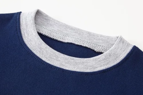 Miniatura 4 de Pijamas cortas de 2 piezas para niños pequeños, ropa de dormir de tiburón de tren, 100% algodón, pijamas de dinosaurio para niños pequeños, ropa