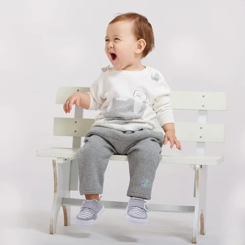 Miniatura 2 de BMCiTYBM Zapatos para bebé niño y niña, tenis antideslizantes suaves y ligeros, zapatos para caminar de primer paso, 6, 9, 12, 18, 24 meses