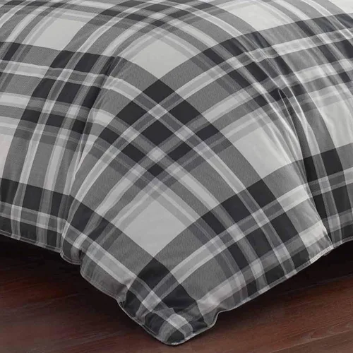 Miniatura 5 de Eddie Bauer - Juego de edredón Queen, ropa de cama reversible de algodón con fundas a juego, decoración del hogar a cuadros para todas las Coal