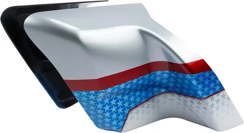 Miniatura 10 de HR3 Fundas laterales elásticas personalizadas compatibles con Harley Touring Road King 2014 y posteriores, Street Glide, Road Glide, Ultra Limited