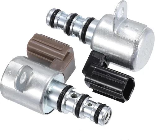 Kit de solenoide de control de cambio de transmisión 28400-P6H-013 28500-P6H-013 Electroválvula B&C para Honda Civic 2001-2005 (juego de 2)