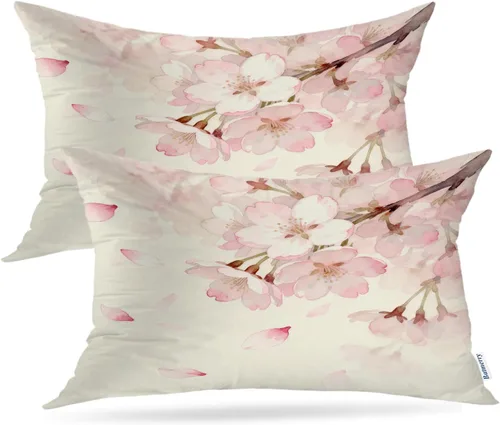 Miniatura 38 de Batmerry Black Cat Green Leaves Throw Pillow Covers, Cat Among Foliage Decorative Pillow Covers Digital Printing Blended Fabric for Couch Sofa Bed