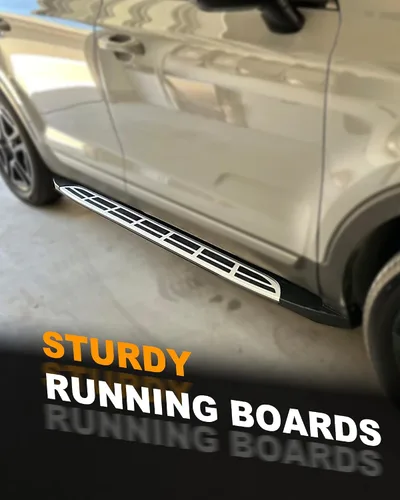 Miniatura 5 de Estribos de carga de 500 libras para Kia Telluride LX EX S SX SX-P X-Pro X-Line 2019-2025, escalón lateral de servicio pesado, sin perforación