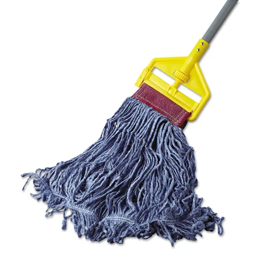 Miniatura 2 de Rubbermaid Commercial Products - Trapeador de mezcla Super Stich, diadema azul de 5 pulgadas, grande, fregona industrial resistente para limpieza
