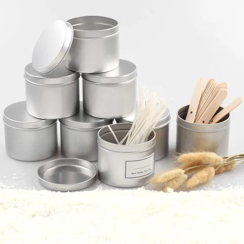 Miniatura 4 de Latas para velas de 8oz, recipientes para fabricación de velas, 12