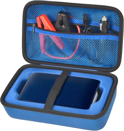 Funda para Halo Bolt 58830/57720/Air 58830/ACDC Max 55500 mWh/Air + kit de alimentación de emergencia portátil, soporte de almacenamiento para Azul