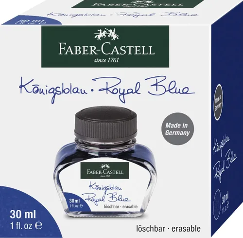 Miniatura 6 de Faber-Castell 149839 Botella de tinta lavable 1.0 fl oz azul rey Real