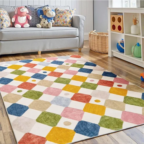 Miniatura 56 de jinchan Alfombra a rayas de 2 x 3 para entrada, alfombra de cocina, tapete pequeño, antideslizante, ligero, de bajo perfil, decoración para entrada