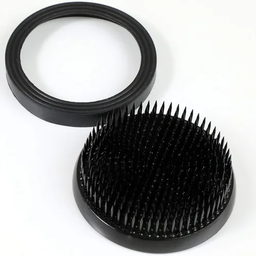 Miniatura 7 de Wazakura Kit de herramientas Ikebana fabricado en Japón, tijeras Ikenobo + soporte para flores Kenzan negro, juego de arreglos florales japoneses
