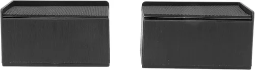 Miniatura 7 de Rectangular Stackable Furniture Risers Set, Rubber Elevated Support Blocks for Beds, Couches, Desks, and Sofas with 4 Inch Height