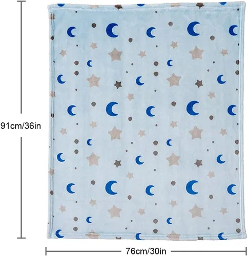 Miniatura 6 de Bunnikins & Clover Manta de Bebé de Franela de Felpa Ligera Súper Suave para Niños y Niñas, Manta de Lactancia de Forro Polar Floral para Niños