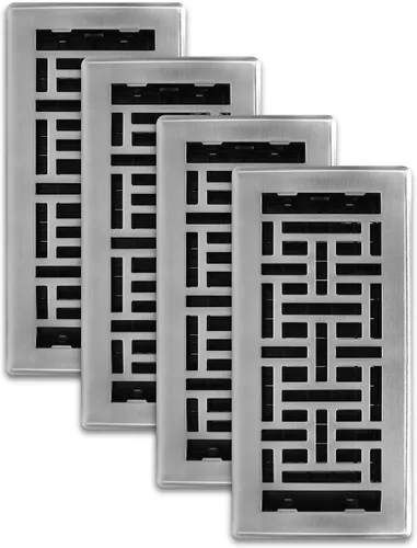 Miniatura 41 de Decor Grates Registro de suelo oriental AJH412-RB, 4 x 12 pulgadas, acabado de bronce frotado bronce (Rubbed Bronze Finish)