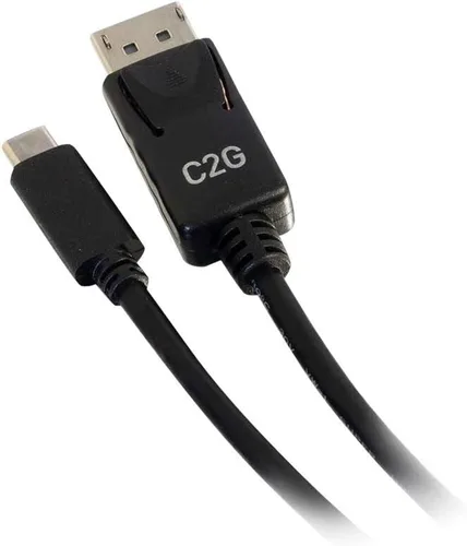 Miniatura 3 de C2G Legrand Adaptador USB C a DisplayPort, cable adaptador 4K, cable de pantalla digital de 30 Hz, cable adaptador DisplayPort de 6 pies, adaptador