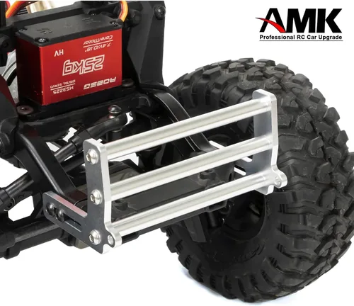 Miniatura 2 de Parachoques delantero RC, parachoques de aleación de aluminio, parachoques delantero de metal para automóvil RC 1/10 RC chasis Gspeed LCG TRX4 SCX10