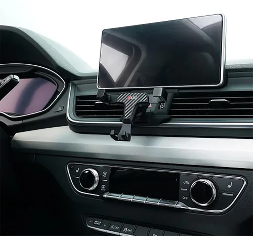 Miniatura 6 de BEERTE Soporte de teléfono compatible con Audi Q5 2018-2024 Audi SQ5 2018-2024 2018-2024 con ventilación de aire ajustable para salpicadero
