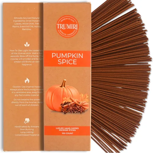 Miniatura 10 de Varitas de incienso de canela, paquete de 100 varillas de incienso, Incienso de Canela, hechas con ingredientes naturales de aroma, insense