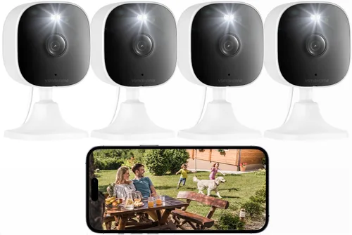 Miniatura 11 de Cámaras de 4MP para seguridad en el hogar con audio y video, cámara de seguridad interior para monitor de bebé, cámaras exteriores de 0.08 oz/0.18