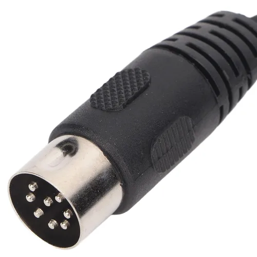 Miniatura 4 de Cable MIDI DIN de 8 pines a 0.138 in, enchufe macho DIN de 8 pines a macho de 0.138 in, transmisión estable profesional de 9.8 pies, flexible Plug