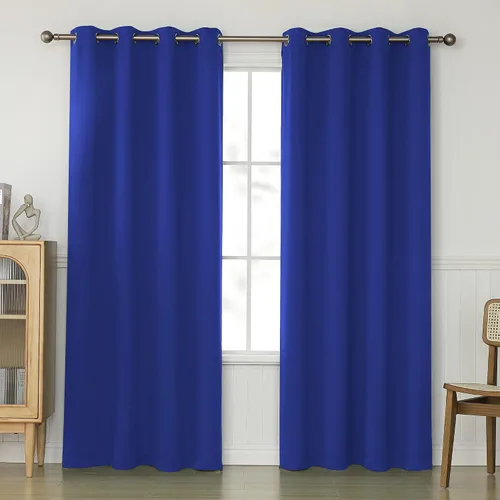 Miniatura 106 de KEQIAOSUOCAI Cortinas rosa bebé de 63 pulgadas para habitación de niñas - Con aislamiento térmico que oscurece la habitación, cortinas de ventana