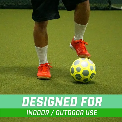 Miniatura 3 de GoSports Pelotas de fútbol sala Elite – Elige un paquete individual o seis – Ideal para juegos de fútbol sala en interiores o exteriores o práctica