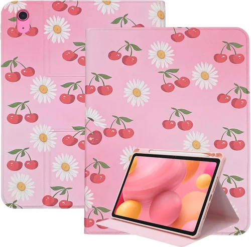 Miniatura 10 de Funda giratoria para iPad (A16) 11ª generación de 11 pulgadas (2025), iPad 11ª generación de 10.9 pulgadas (2022), funda tipo cartera de piel PU