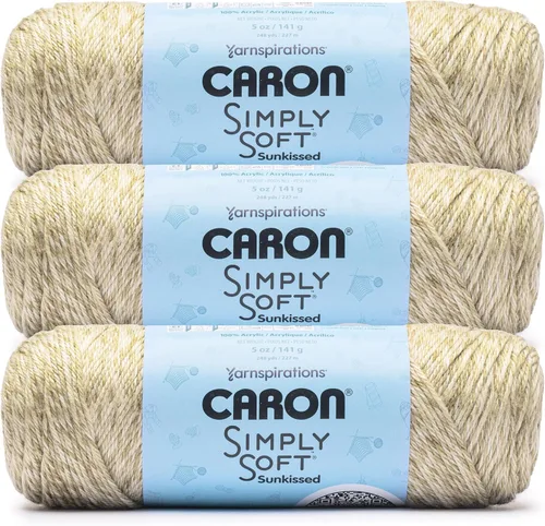 Miniatura 26 de Caron Simply Soft Abyss Speckle Yarn - Paquete de 3 unidades de 141 gramos/5 onzas - Acrílico - 4 medianos (peinado) - 235 yardas - Tejido/ganchillo