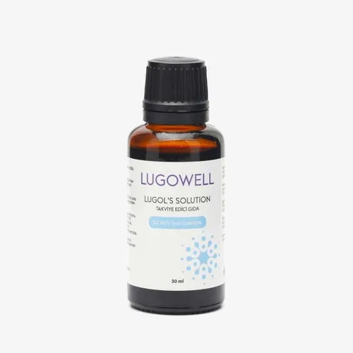 Miniatura 3 de LugoWell Lugol's Solution Gotas de yodo y potasio al 2% 1.0 fl oz/1 fl oz Tapa enrollable