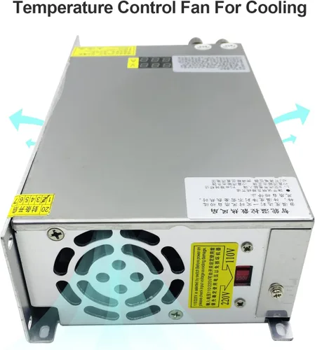Miniatura 4 de Voltaje de salida ajustable de 1000 W y fuente de alimentación de conmutación de corriente CC Convertidor CV AC 110V-220V a DC 0-24V 40A