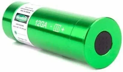 Miniatura 6 de Calidad premium, láser rojo/verde, mira de diámetro del cartucho de barril de calibre 12, visor para escopetas de 12ga con botón