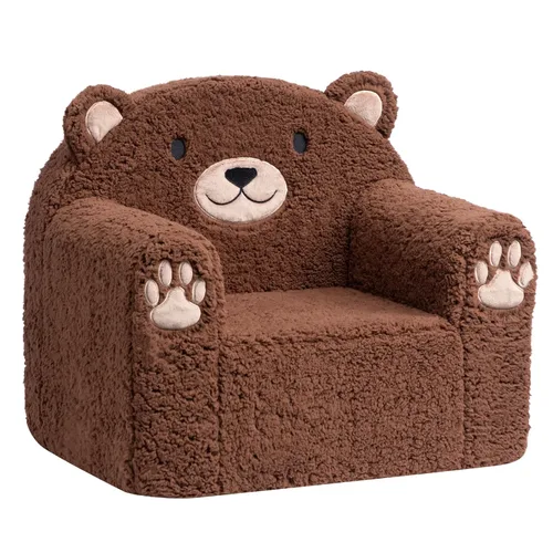 ALIMORDEN Serie de Animales Silla para Niños, Sofá para Niños Ultra Suave con Espuma Cómoda, Sofá para Niños Pequeños con Diseño de Animales Lindo,