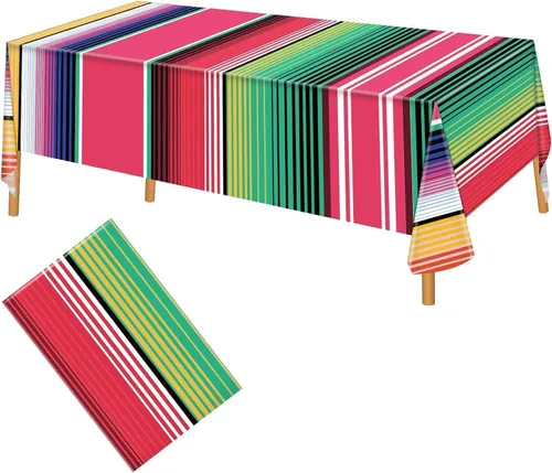 Miniatura 13 de Hxezoc Mantel de plástico desechable negro, 54 x 108 pulgadas, impermeable, para bodas, fiestas de cumpleaños, baby shower, suministros de fiesta
