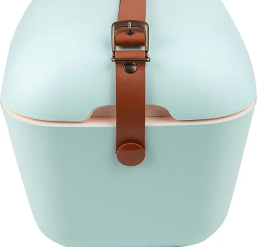 Miniatura 4 de Retro Beach Cooler Vintage Picnic Lunch Box Bag Portable Cooler Travel Camping Senderismo 90s Style Ice Chest