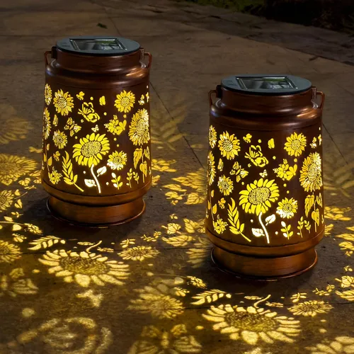 Miniatura 19 de ANYTALK Faroles Solares de Libélula para Exteriores Impermeables, Regalos de Cumpleaños para Mujeres Mamá Abuela, Luces Solares Colgantes