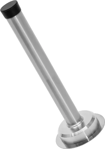 Miniatura 6 de 1 tope de puerta de 6 pulgadas, tapón de puerta largo autoadhesivo de acero inoxidable, amortiguador de sonido, tope de puerta de tornillo