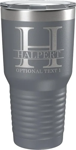 Miniatura 39 de Vaso personalizado de acero inoxidable aislado con tapa de 30 onzas (17 colores) con recubrimiento en polvo, grabado personalizado, idea de regalo