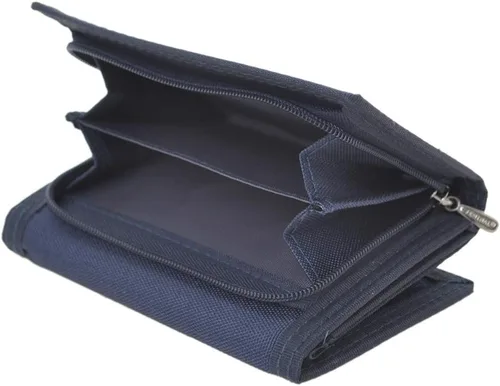Miniatura 6 de TOPTIE Billetera triple para hombre, estilo casual, con 7 ranuras para tarjetas de crédito, capacidad extra, Negro