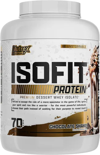 Miniatura 15 de Nutrex Research IsoFit Proteína de suero de leche en polvo instantáneamente 100% aislado de proteína de suero Recuperación muscular, sin