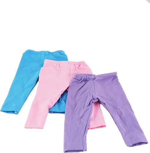 Miniatura 2 de American Fashion World Juego de leggings rosa, negro y blanco para muñecas de 18 pulgadas Calidad premium y diseño moderno Ropa de muñecas